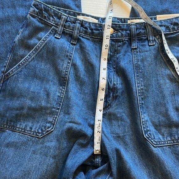NWT-universal thread-10 short-medium denim-high-rise, wide leg jeans - Picture 12 of 14